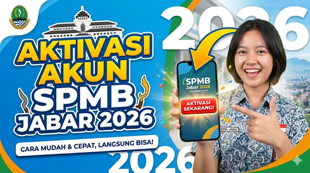 Aktivasi akun SPMB Jabar 2026