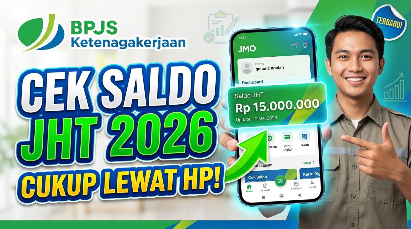 Cara Cek Saldo JHT BPJS Ketenagakerjaan Online 2026 Lewat HP