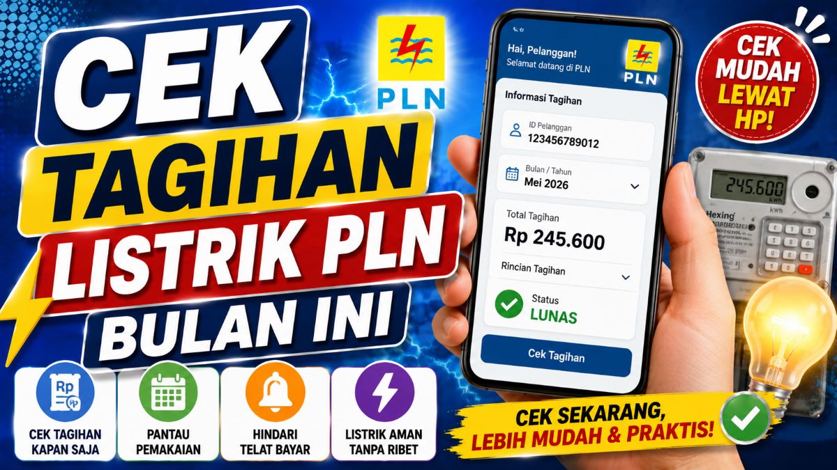 Cek Tagihan Listrik PLN Bulan Ini Berapa