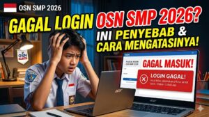 Login OSN SMP 2026 Gagal Masuk Ini Penyebab dan Cara Mengatasinya
