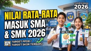 Nilai Rata-Rata Masuk SMA dan SMK 2026