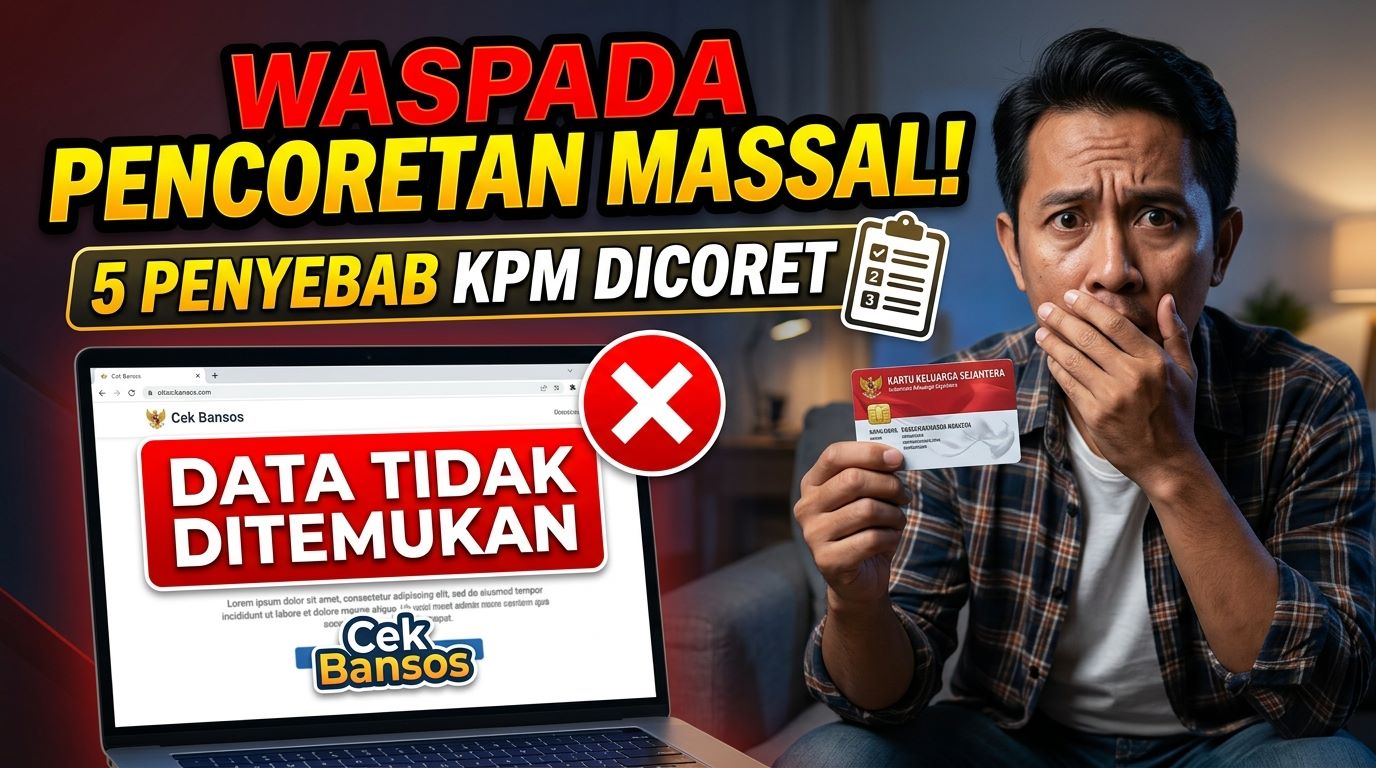 Penyebab KPM Dicoret